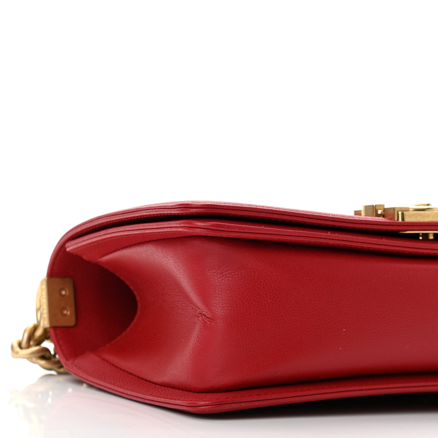 Chanel Caviar Quilted Medium Boy Flap Red 9 of 11