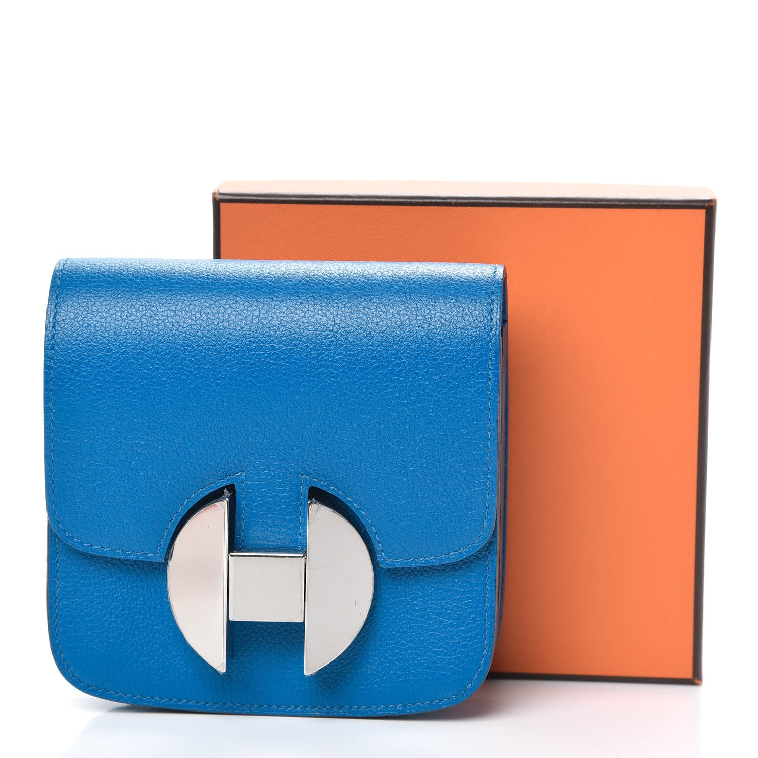 Hermes Evercolor 2002 Wallet Bleu Zellige 8 of 8