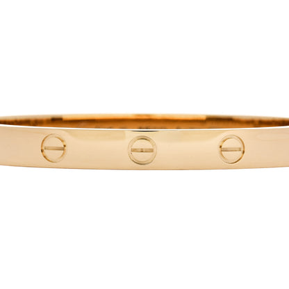 Cartier 18k Yellow Gold Love Bracelet 16 5 of 8