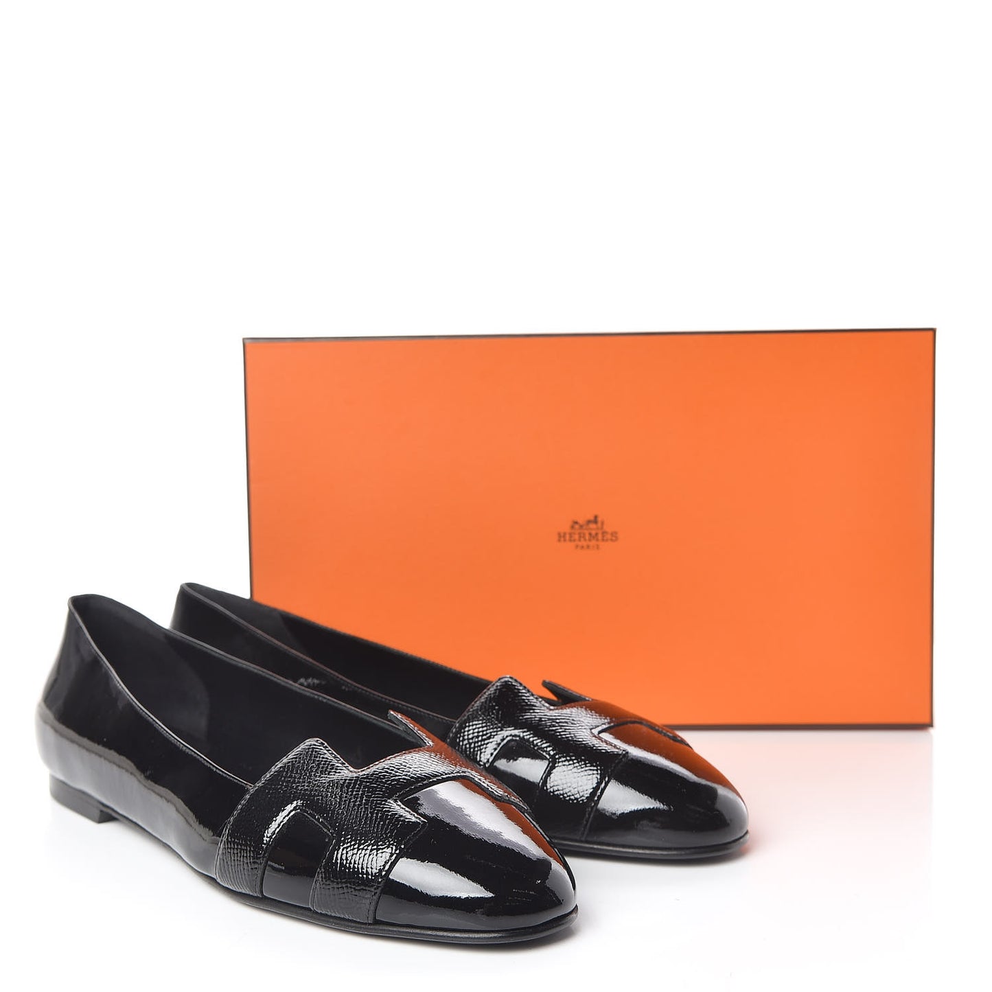 Patent Epsom Nice Ballerina Flats 38 Black