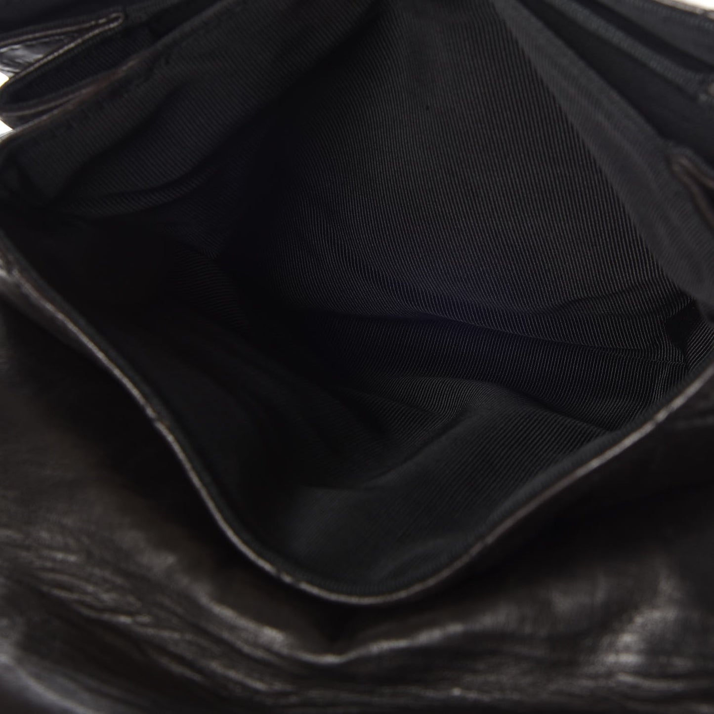 Lambskin Quilted Backpack Black