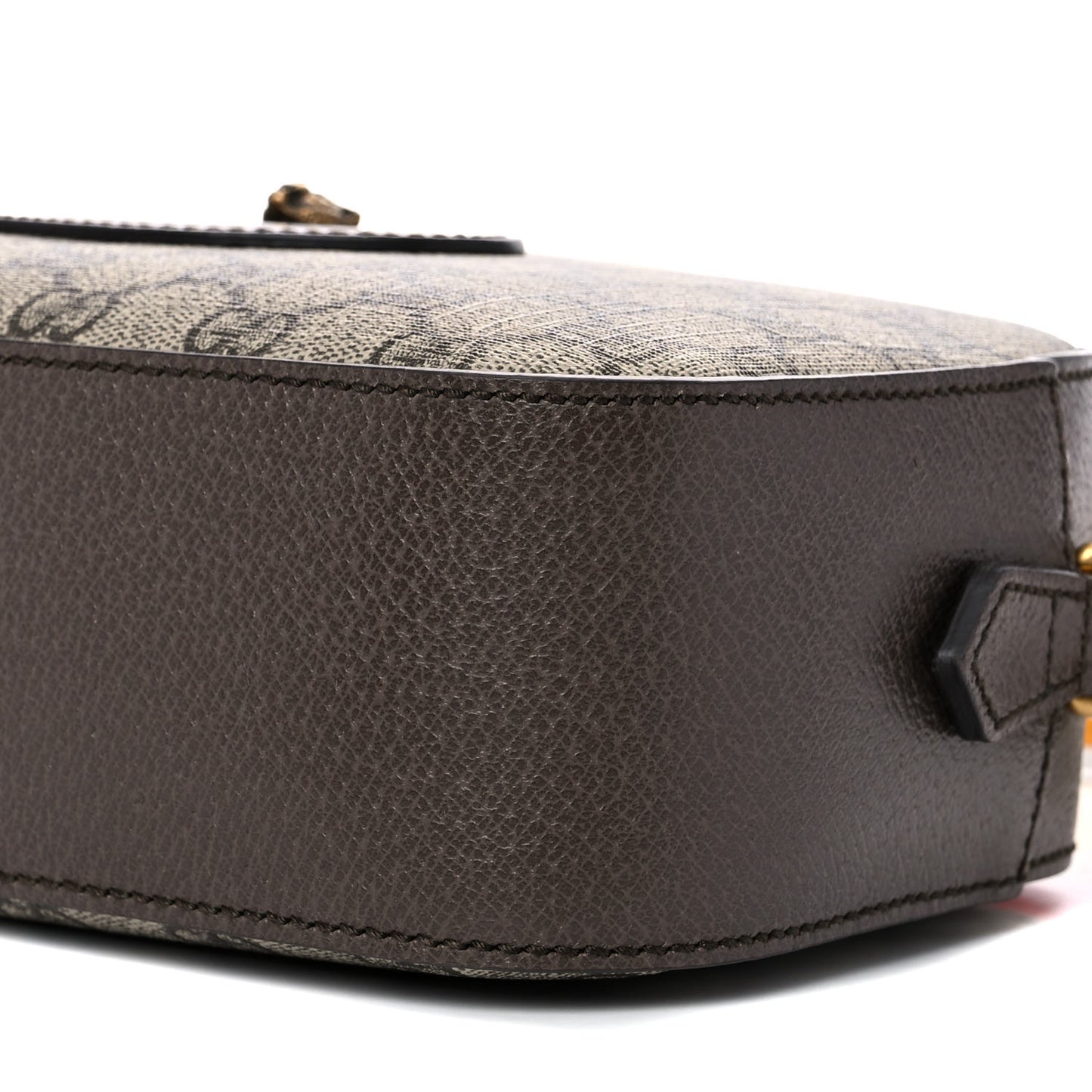GG Supreme Monogram Web Neo Vintage Shoulder Bag Beige New Acero Crop