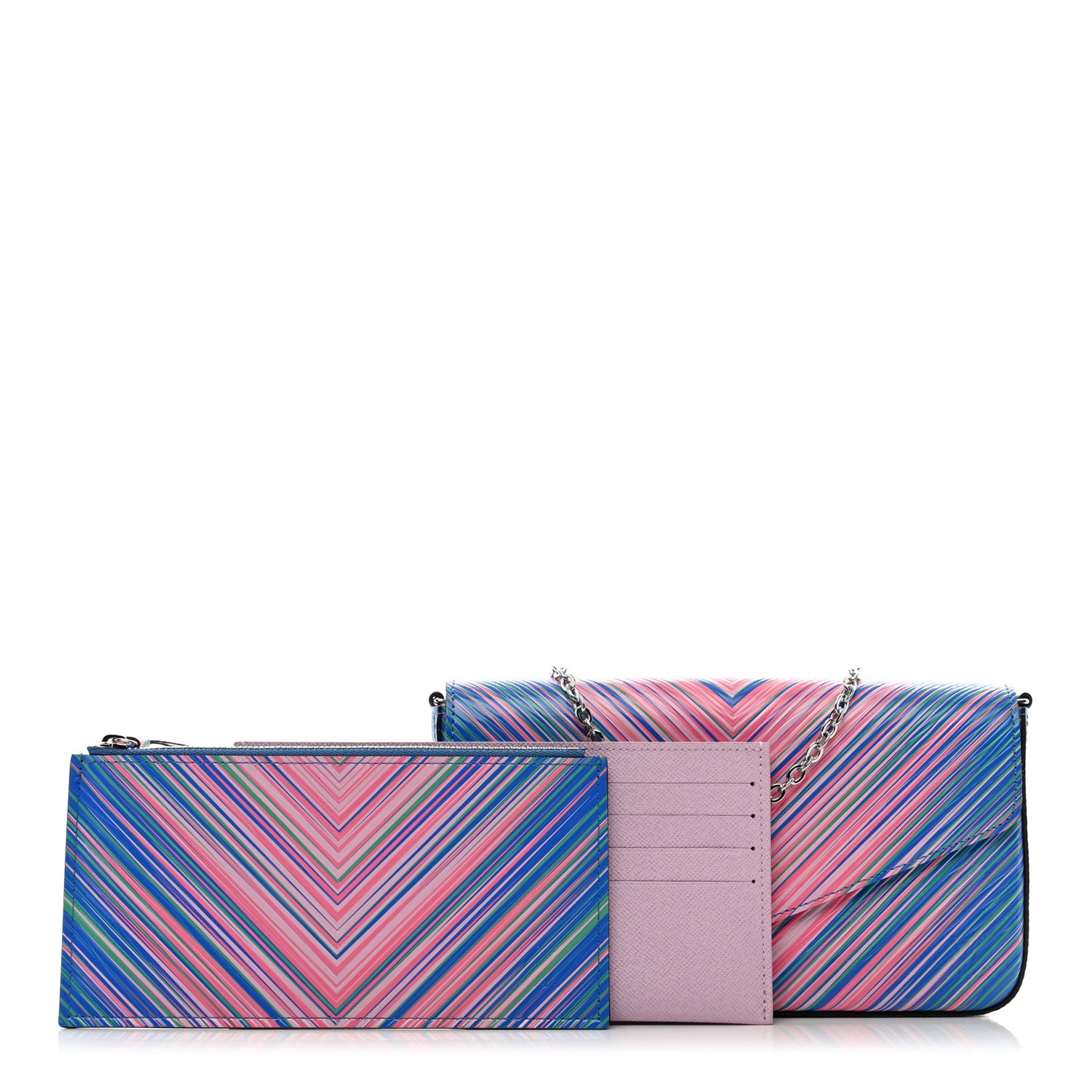 Epi Tropical Pochette Felicie Blue Rose