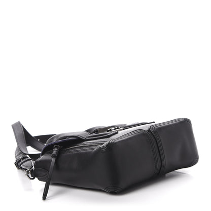3.1 Phillip Lim 3.1 Textured Patent Calfskin Mini Pashli Satchel Black Blue 5 of 10
