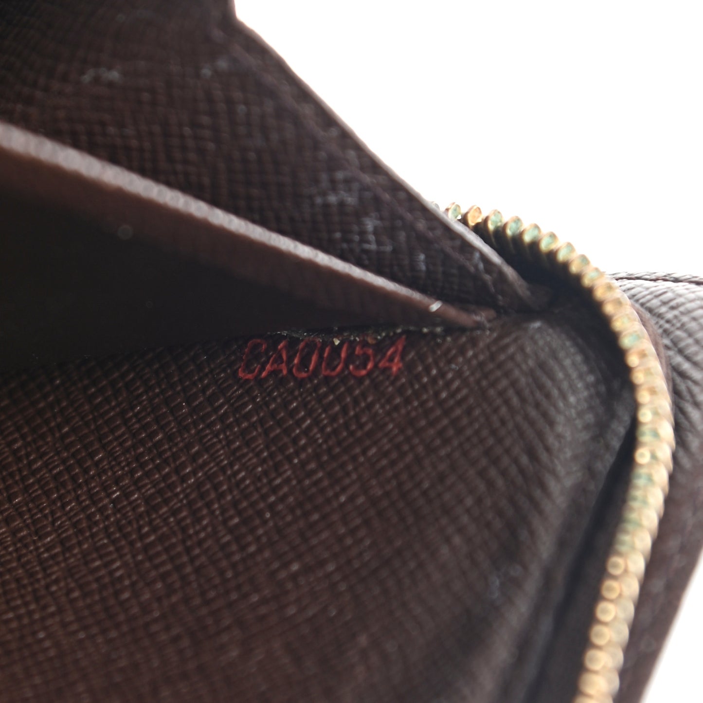 Damier Ebene Porte-Monnaie Zippe Zippy Wallet