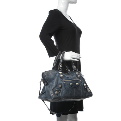 Balenciaga Agneau Giant 21 Silver Hardware Part Time Bleu Roi 2 of 20