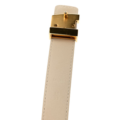 Louis Vuitton Damier Azur LV Initiales Belt 80 32 6 of 9