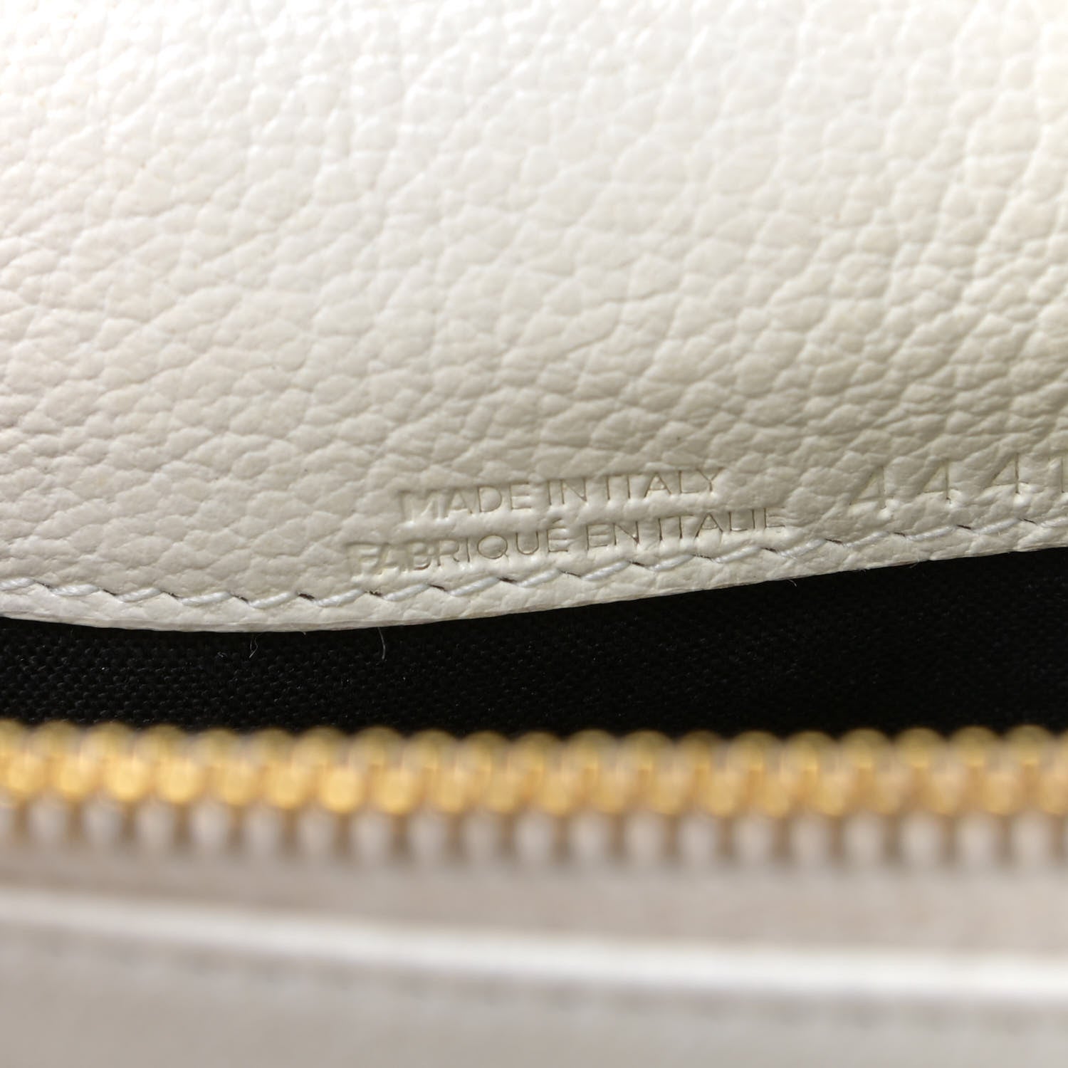 Balenciaga Agneau Gold Metallic Edge Hardware Wallet On Chain White 7 of 13