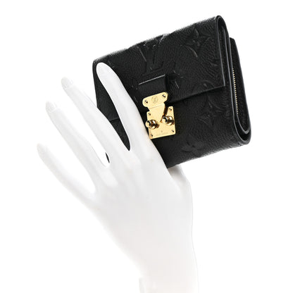 Louis Vuitton Empreinte Metis Compact Wallet Black 2 of 7