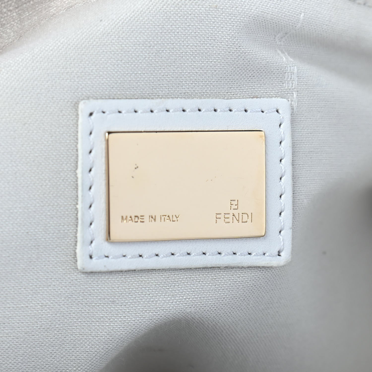 Fendi Zucca Spalmati Tote White 6 of 8
