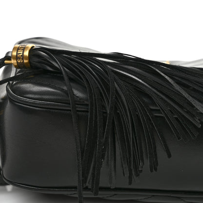 Saint Laurent Calfskin Matelasse Monogram Lou Camera Bag Black 12 of 13