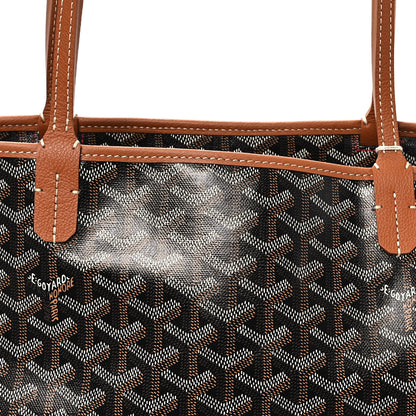 Goyard Goyardine Artois MM Black Gold 8 of 10