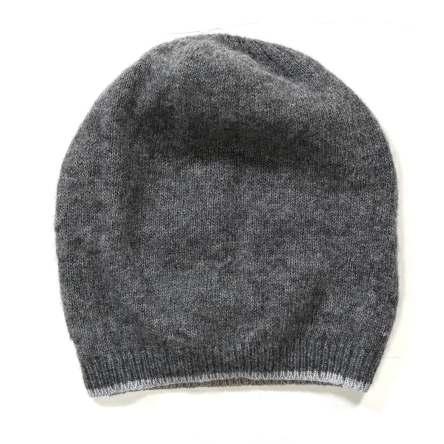 Cashmere Blend CC Beanie Hat Grey