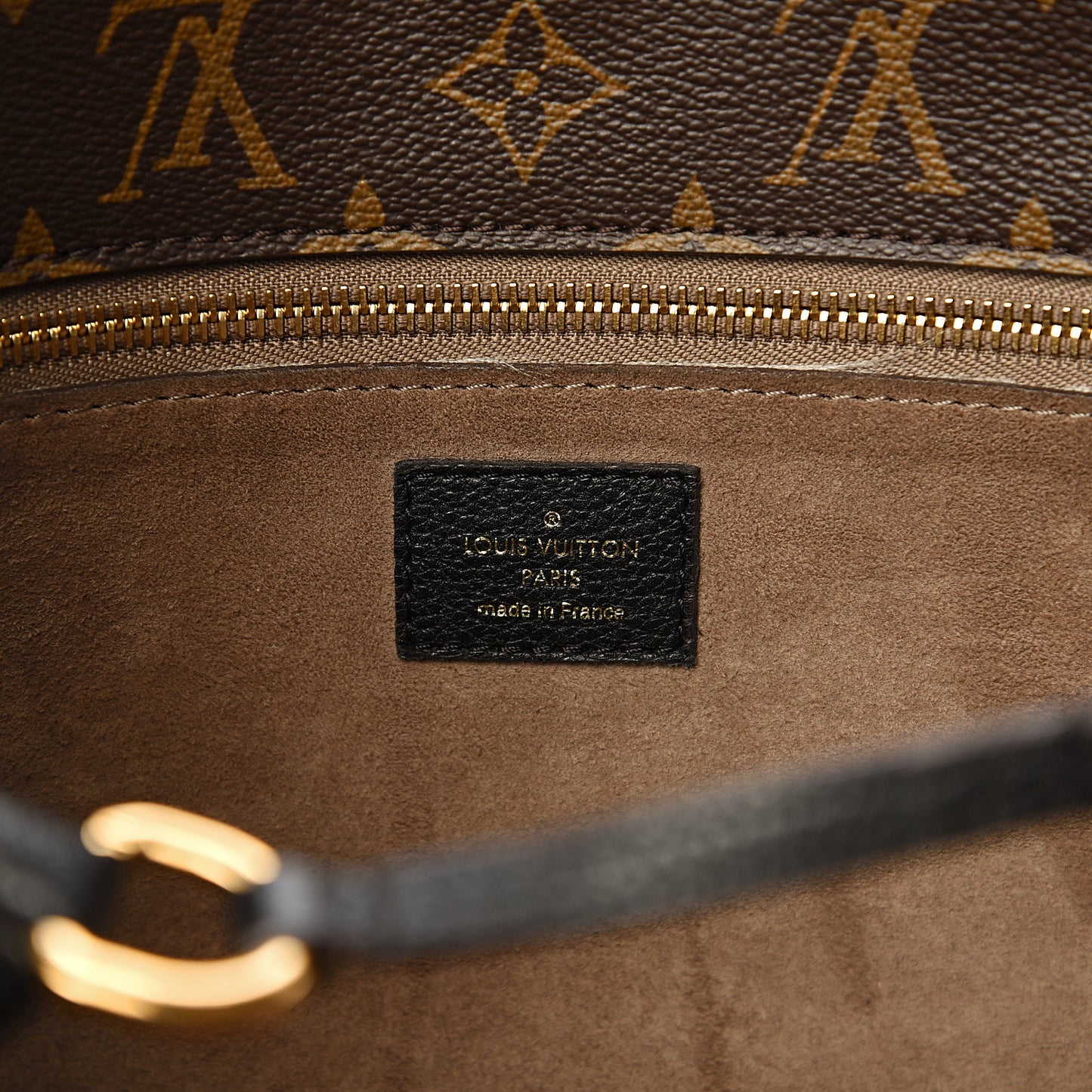 Monogram Tote W PM Black