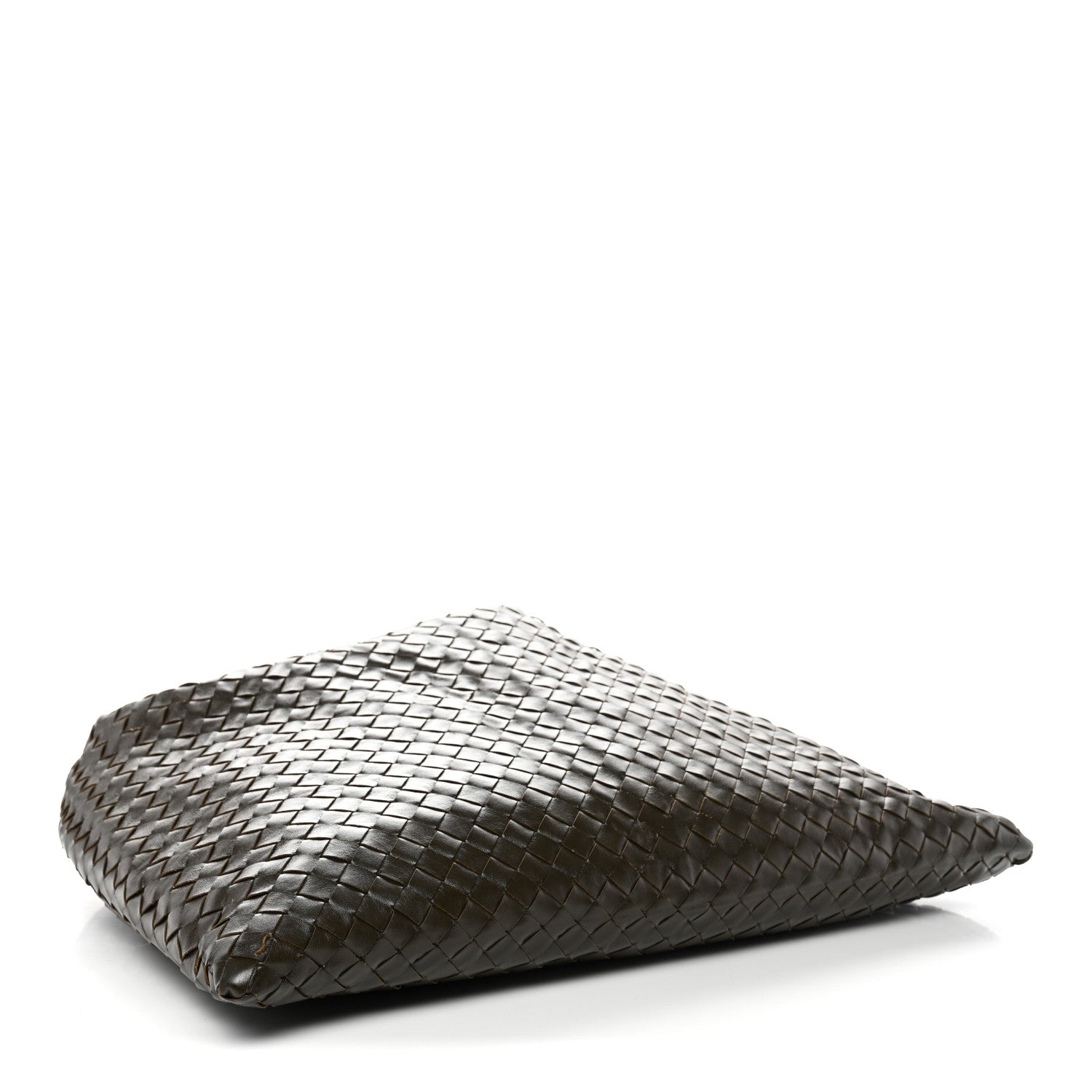 Bottega Veneta Calfskin Intrecciato Large Hop Kaki 4 of 9