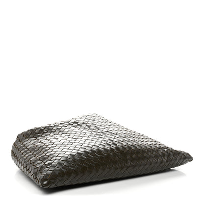 Bottega Veneta Calfskin Intrecciato Large Hop Kaki 4 of 9