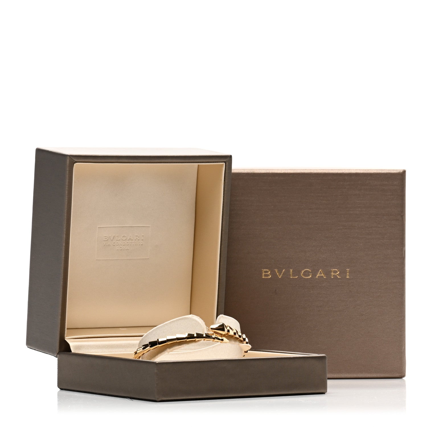Bulgari 18K Yellow Gold Serpenti Viper Bracelet M 4 of 4