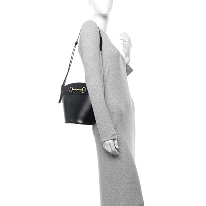 Celine Calfskin Crecy Bucket Bag Black 2 of 10