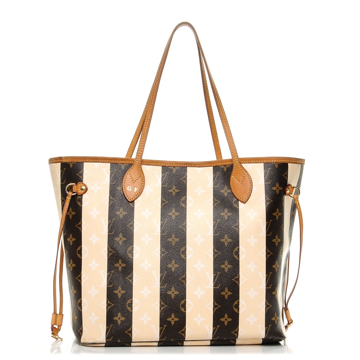 Louis Vuitton Monogram Rayures Neverfull MM 1 of 6