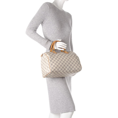 Louis Vuitton Damier Azur Speedy 30 2 of 9