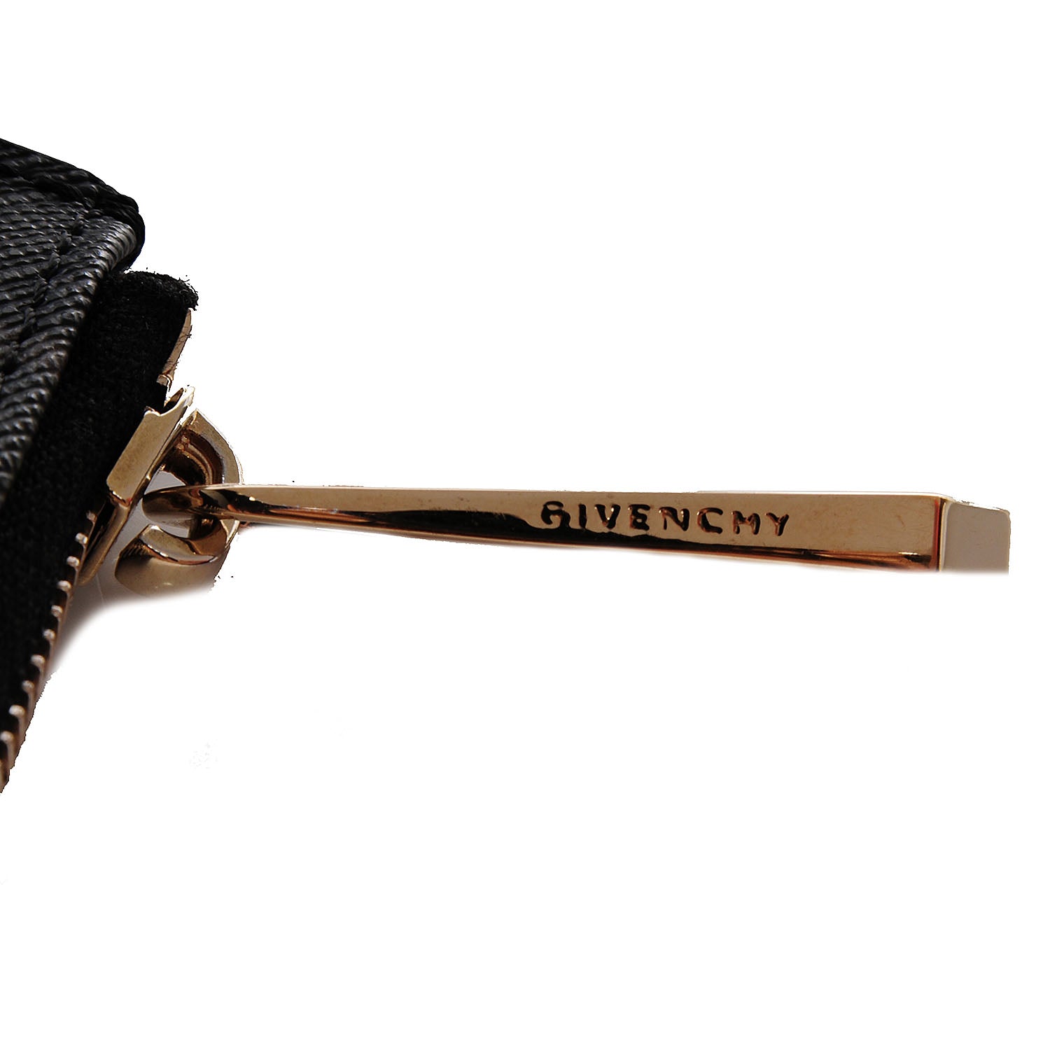 Givenchy Textured Coated Canvas Magnolia and Moth Print Large Zip Pouch Black 5 of 9