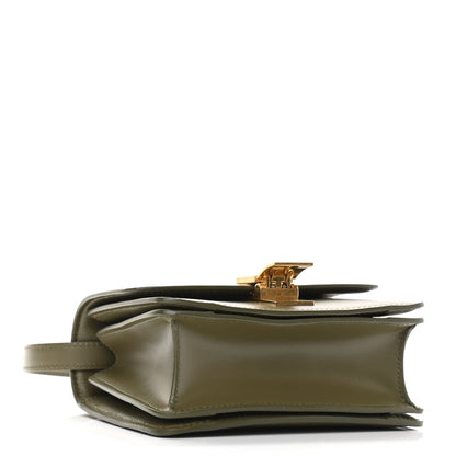 Celine Box Calfskin Small Classic Box Flap Bag Army Green 4 of 10