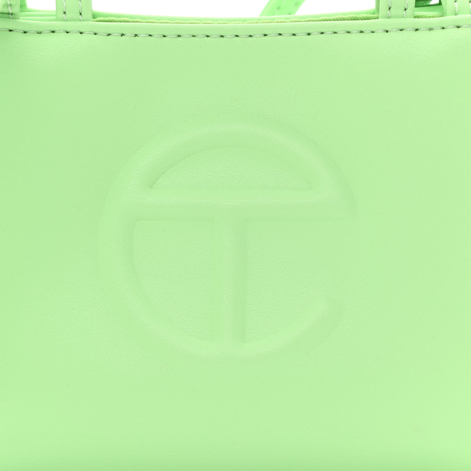 Telfar Vegan Leather Small Shopping Bag Double Mint 9 of 11
