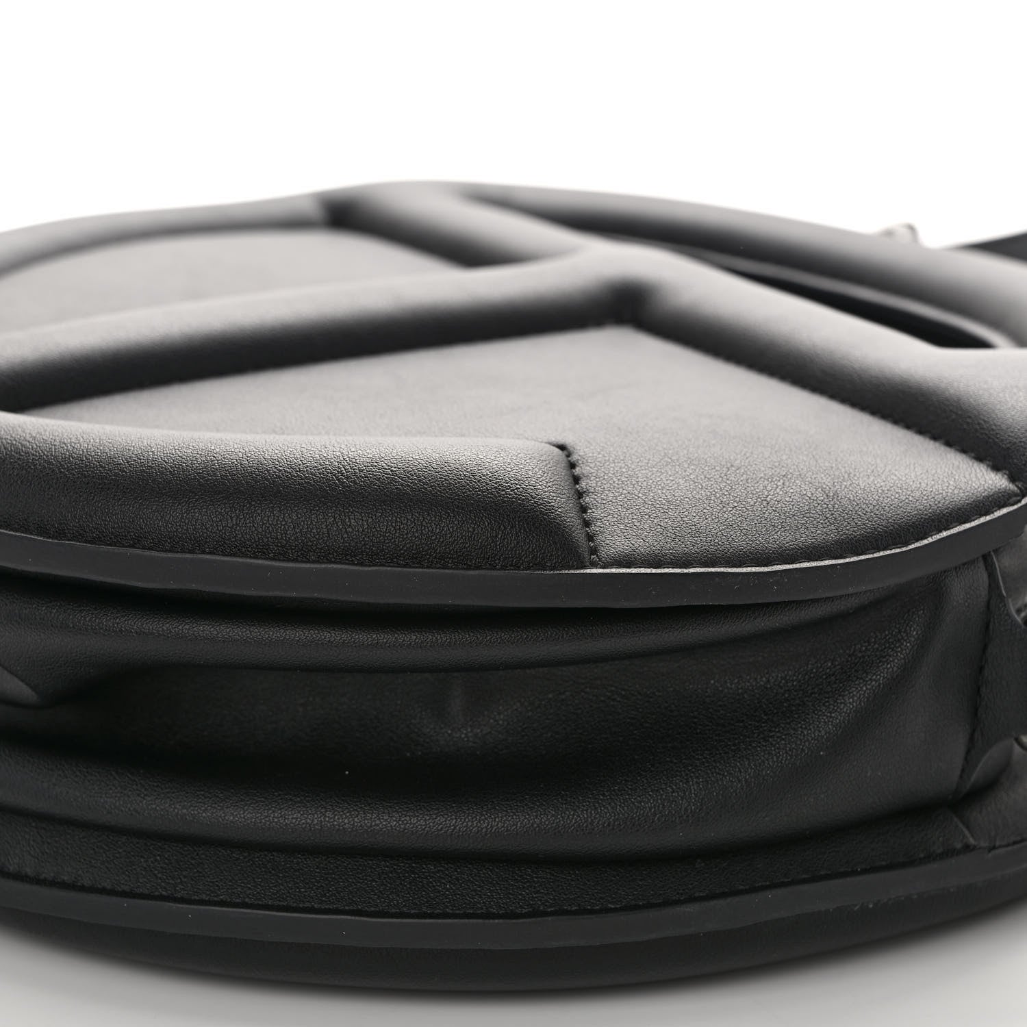 Telfar Vegan Leather Round Circle Bag Black 9 of 9