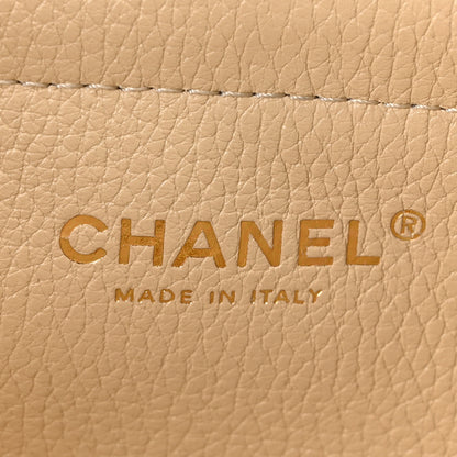 Chanel Grained Calfskin Stitched Urban Essentials Small Shopping Bag Beige 6 of 10