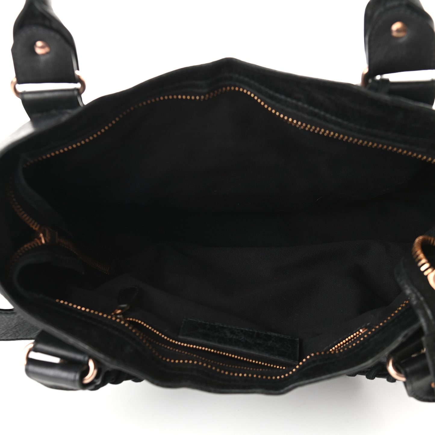 Agneau Giant 21 Rose Gold Hardware City Black