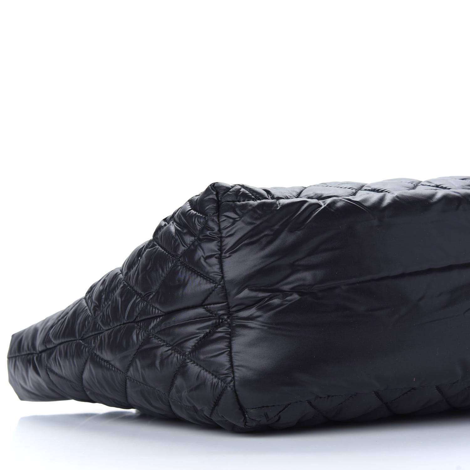 Chanel Nylon Quilted Small Coco Cocoon Tote Black 9 of 10