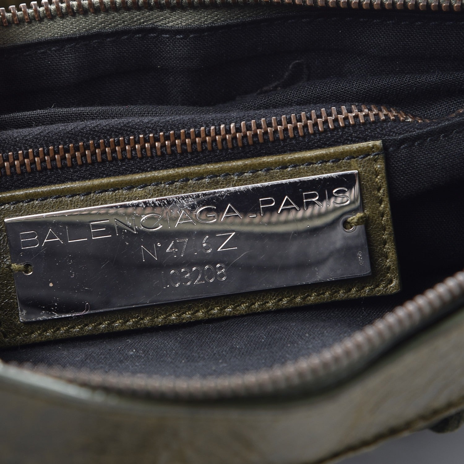Balenciaga Chevre Classic Hardware First Olive 6 of 12