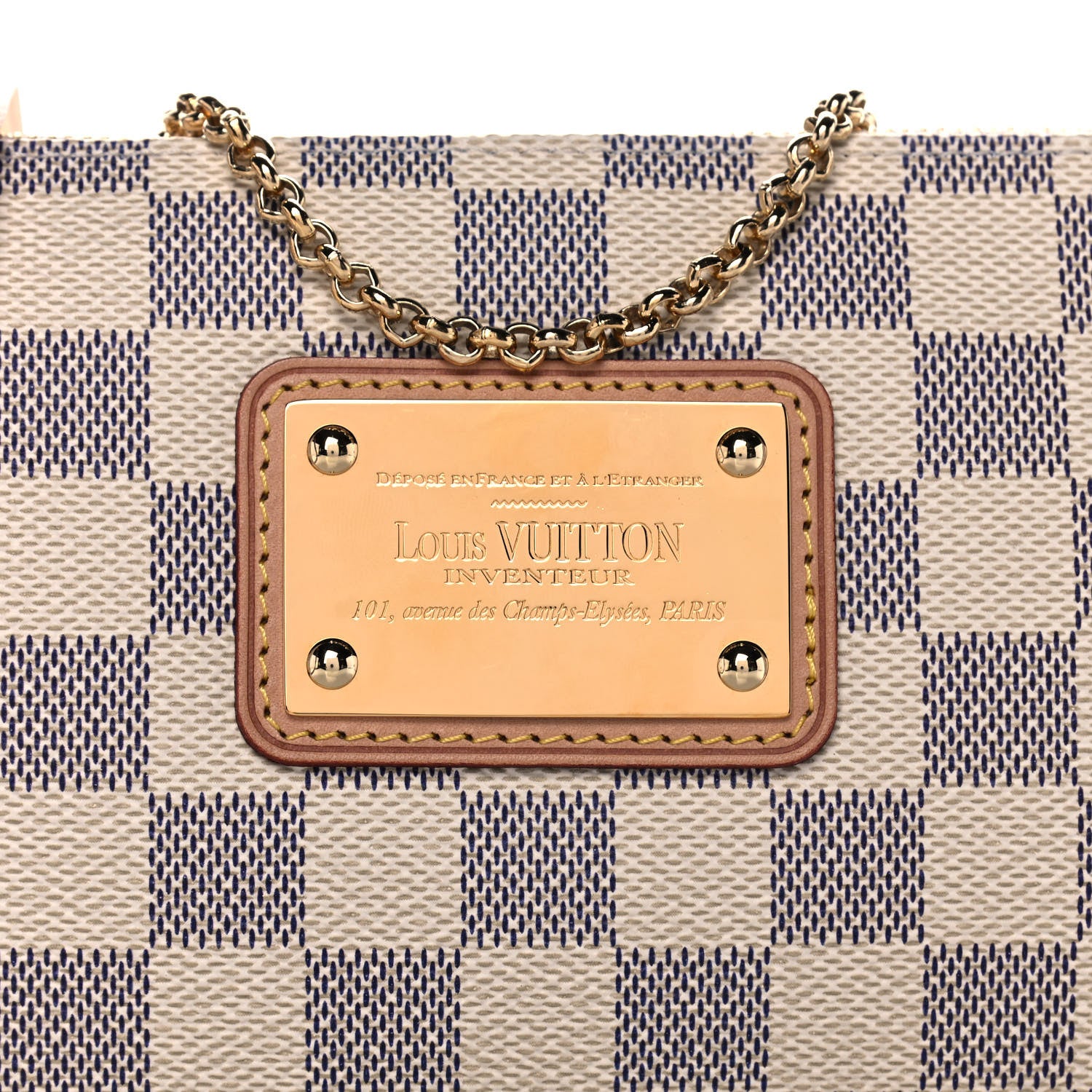 Louis Vuitton Damier Azur Eva Clutch 8 of 10