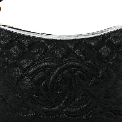 Chanel Caviar Quilted Timeless CC Shoulder Bag Black 8 of 17