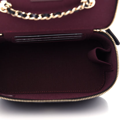 Chanel Lambskin Quilted Small Vanity Case With Chain Black 5 of 11