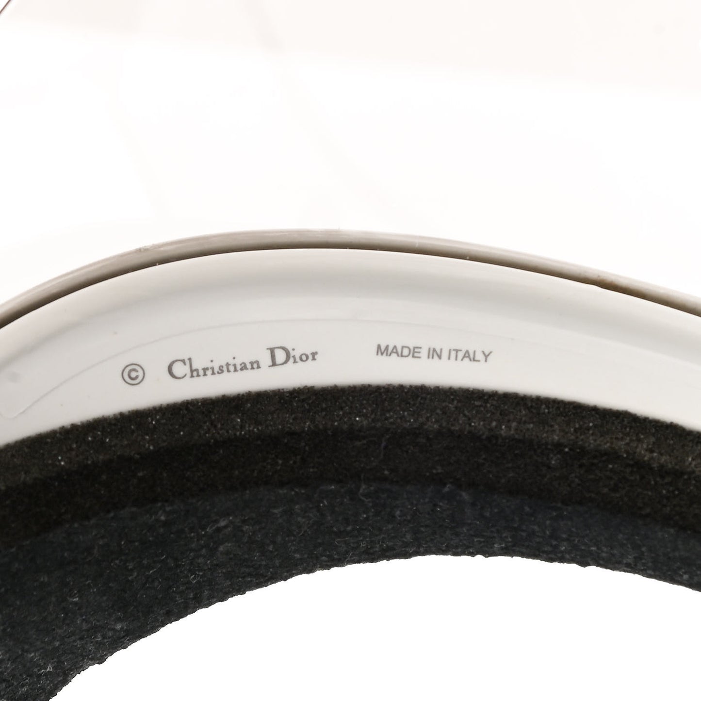Mirrored DiorClub1 Sun Visor Black