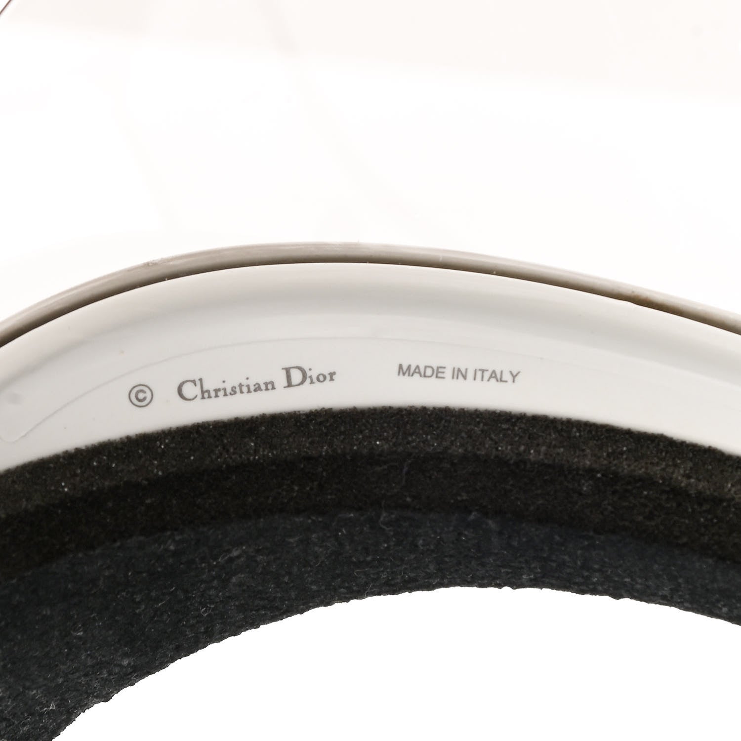 Christian Dior Mirrored DiorClub1 Sun Visor Black 7 of 9