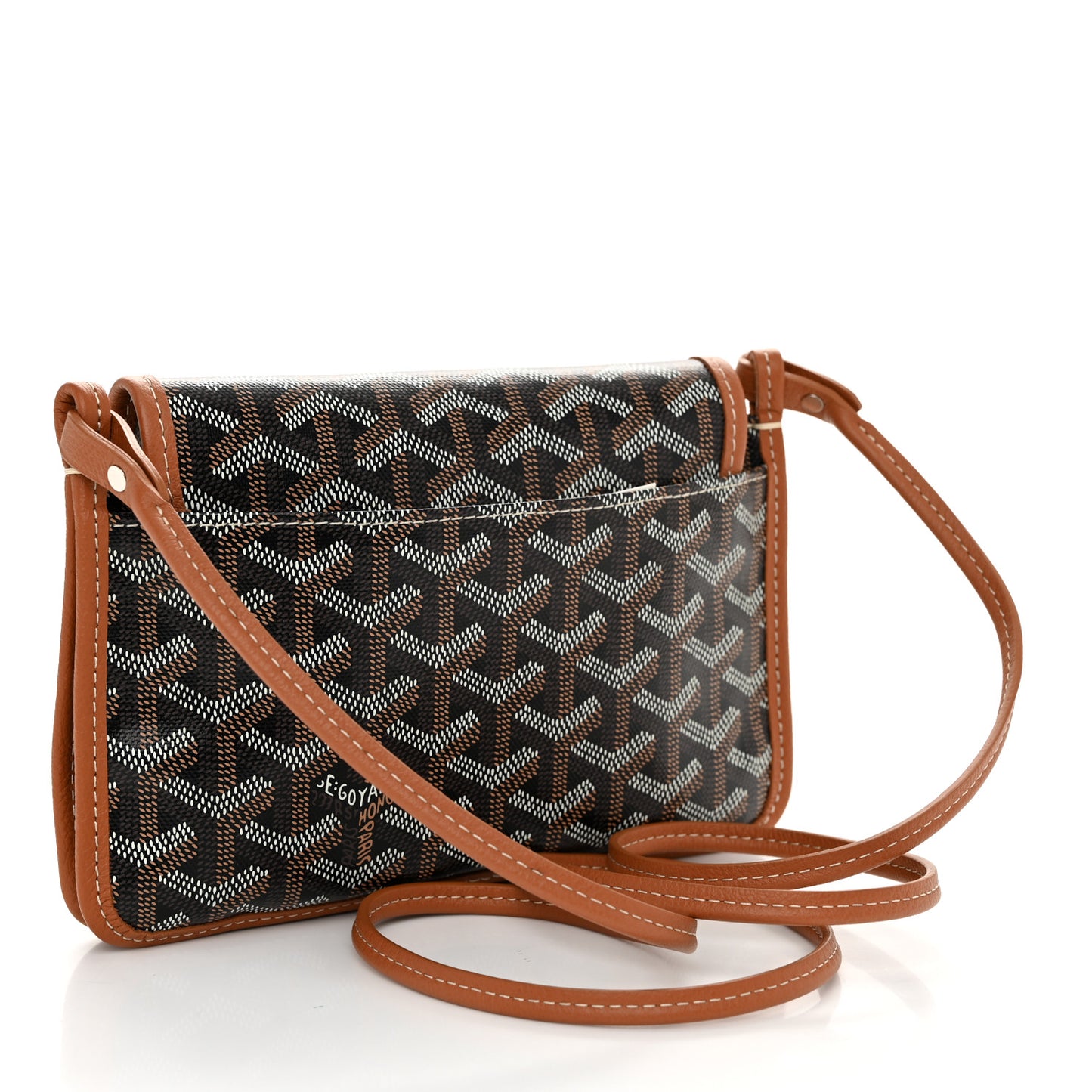 Goyardine Plumet Wallet Clutch Black Gold