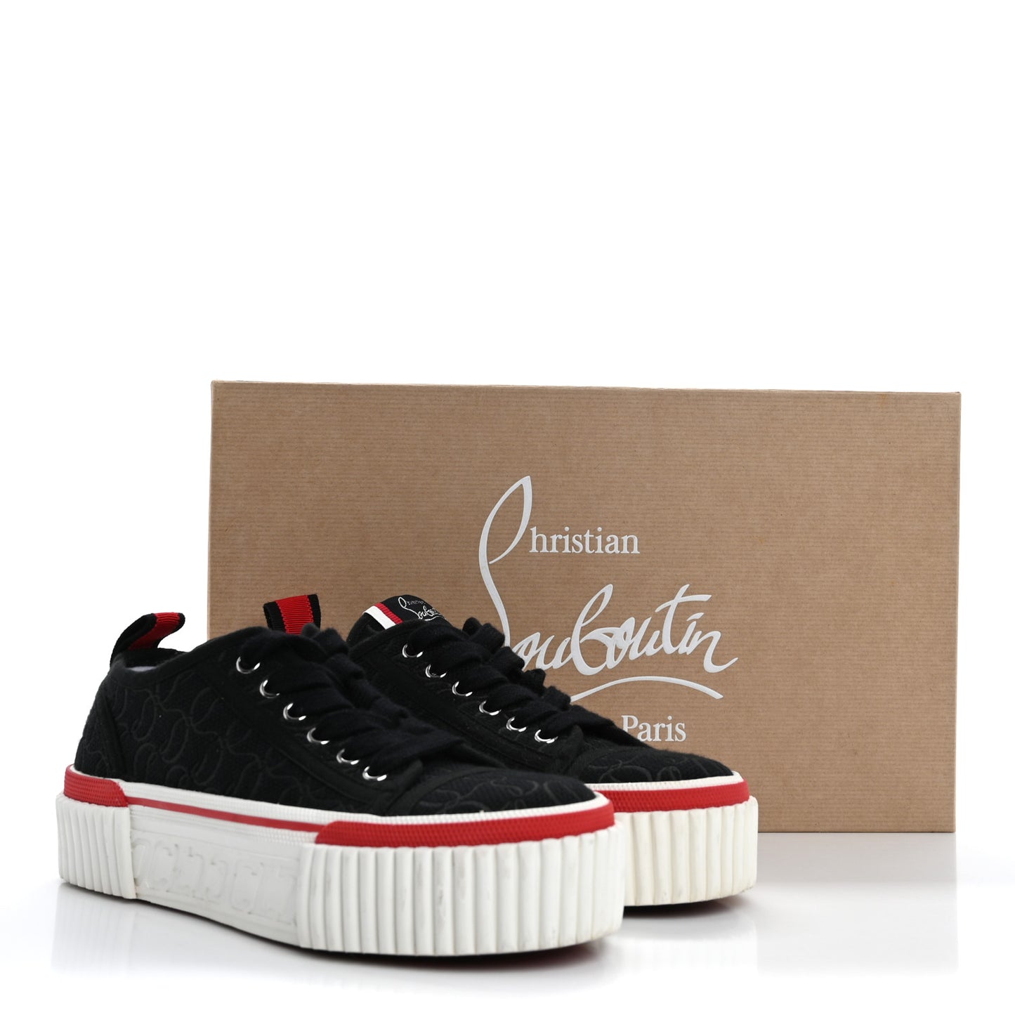 Canvas Pedro Womens Flat Sneakers 37 Black Red