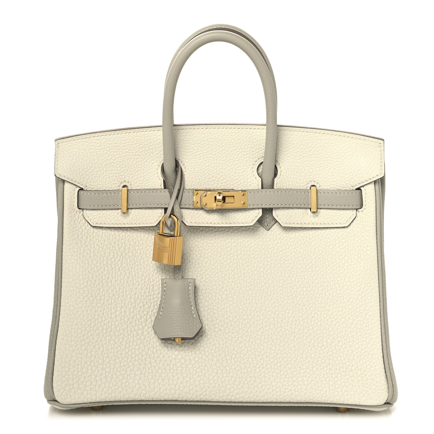 Togo Horseshoe Birkin 25 Craie Gris Tourterelle