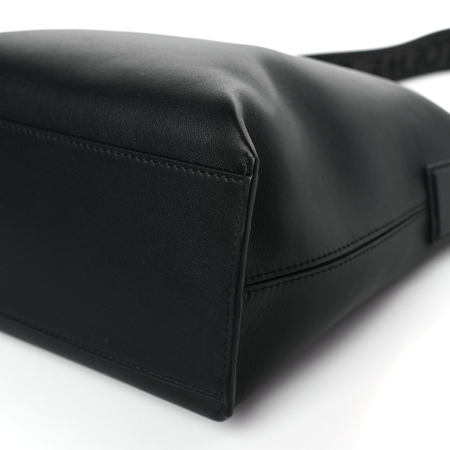 Loewe Supple Smooth Calfskin Jacquard Cubi Crossbody Bag Black 8 of 8