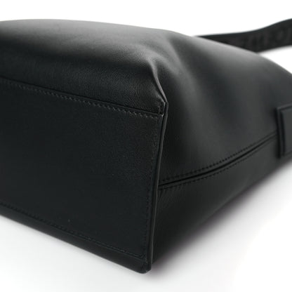 Loewe Supple Smooth Calfskin Jacquard Cubi Crossbody Bag Black 8 of 8
