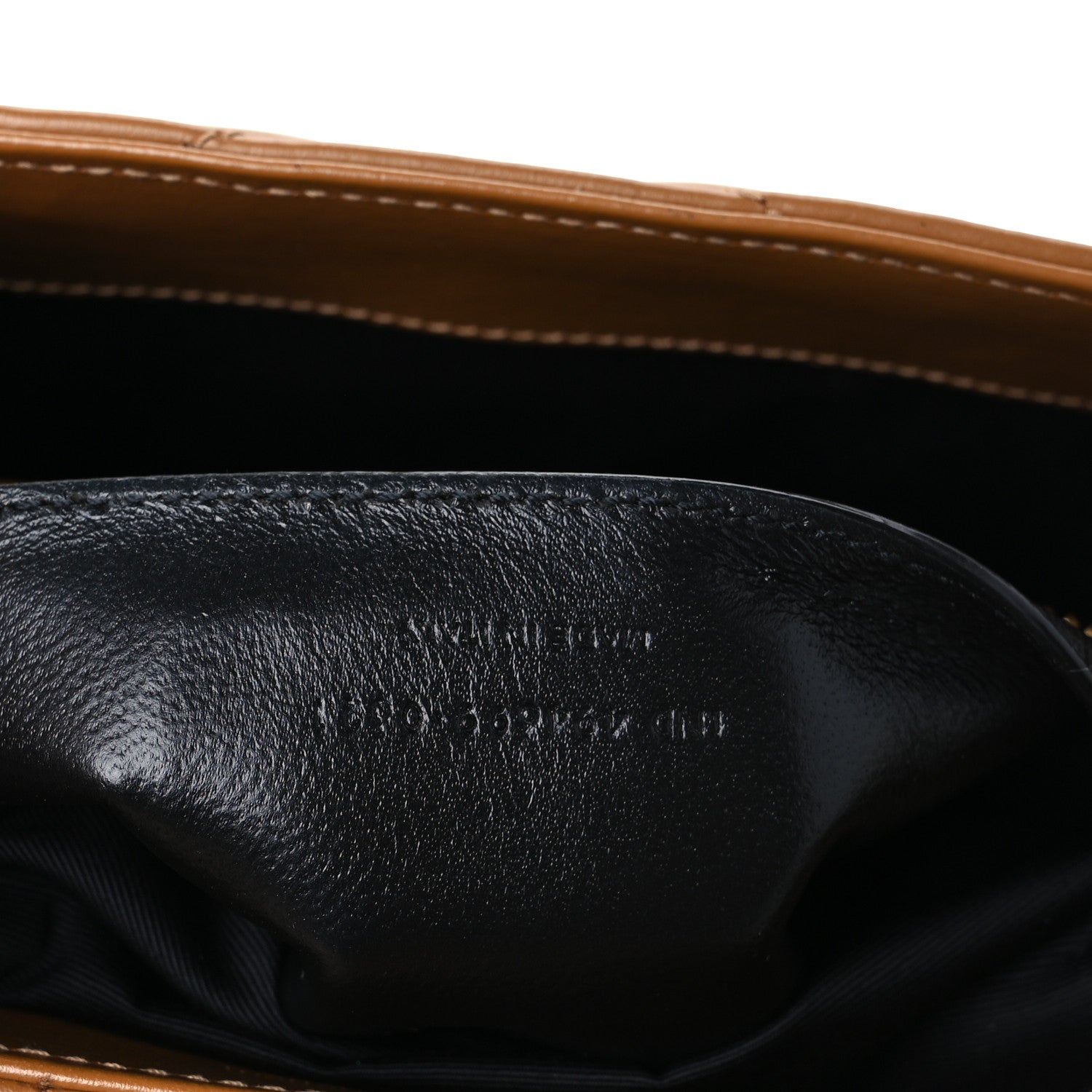 Saint Laurent Calfskin Y Quilted Monogram Small Loulou Chain Satchel Dark Natural 8 of 11