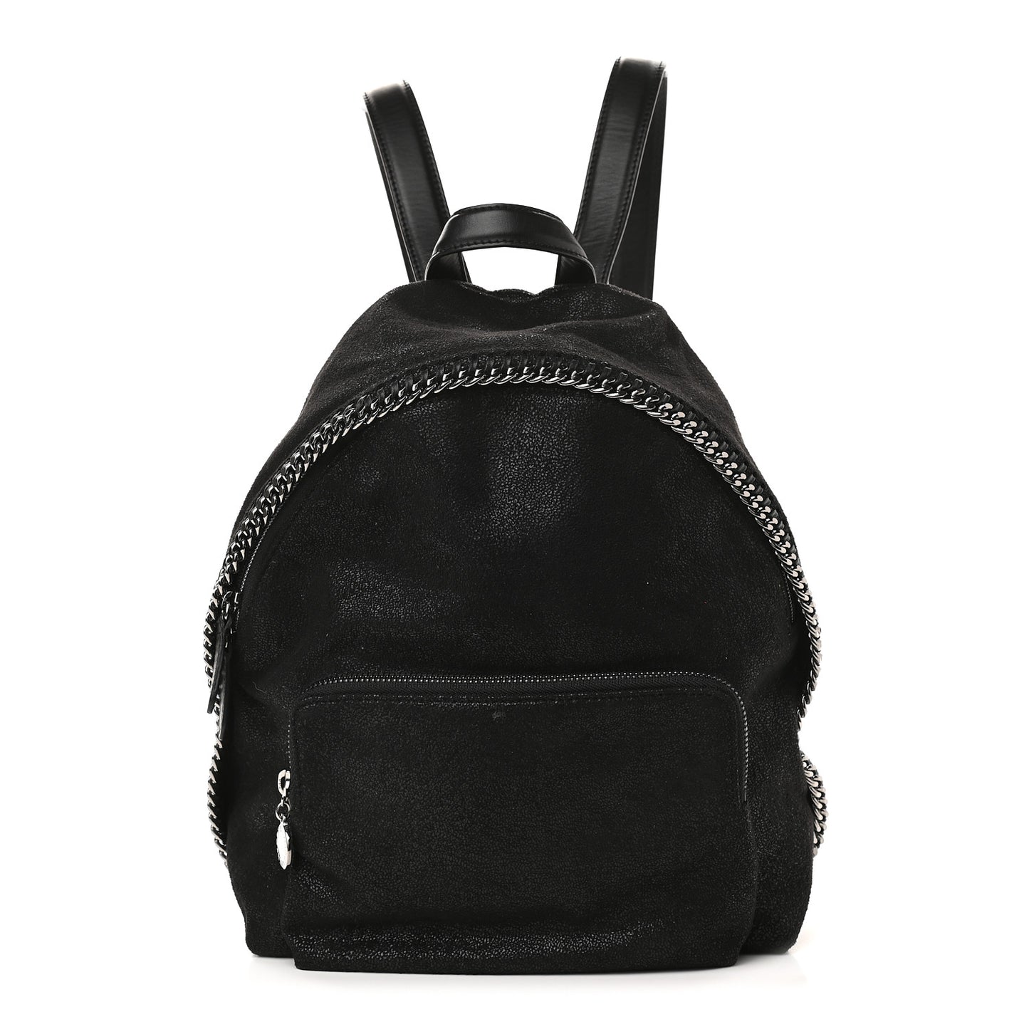 Shaggy Deer Small Falabella Backpack Black