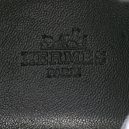 Hermes Calfskin Technical Canvas Suede Goatskin Womens Stadium Sneakers 37.5 Black 7 of 15
