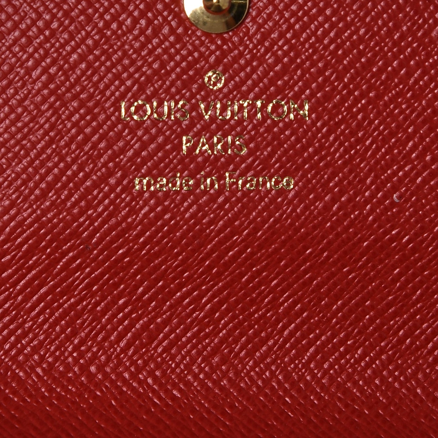 Monogram Daily Organizer Envelope Insert Red