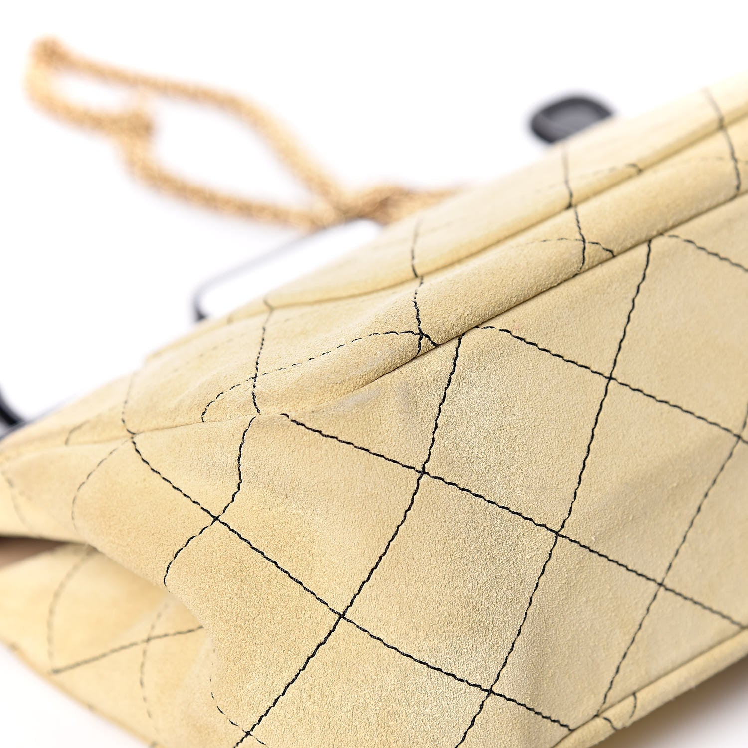 Chanel Suede Quilted 2.55 Reissue Hanger Flap 225 Beige 15 of 16