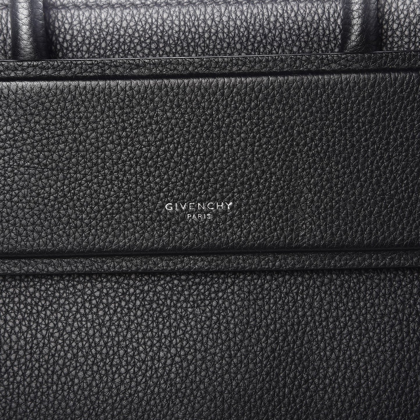 Grained Calfskin Mini Horizon Satchel Black