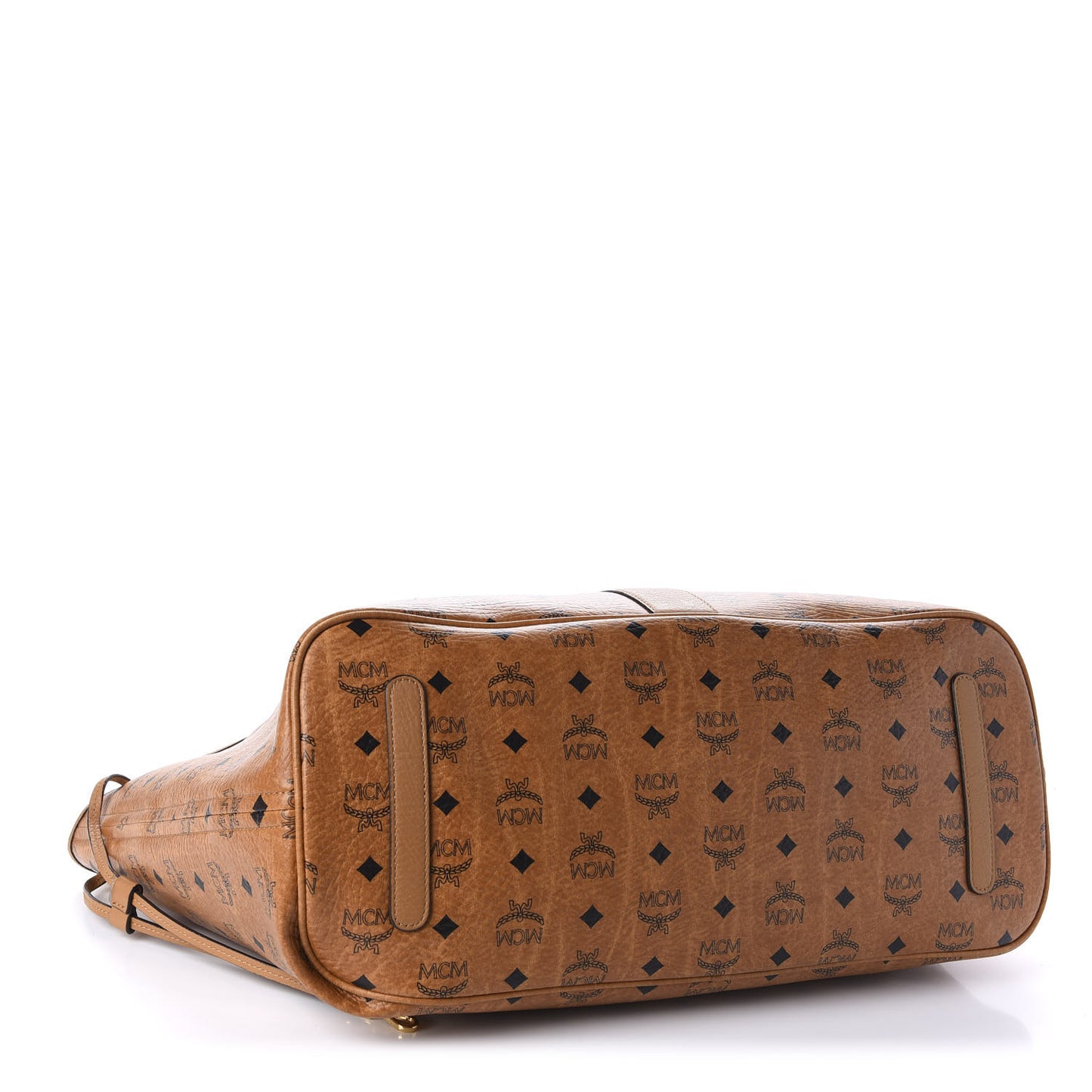 Visetos Large Liz Reversible Shopper Tote Cognac