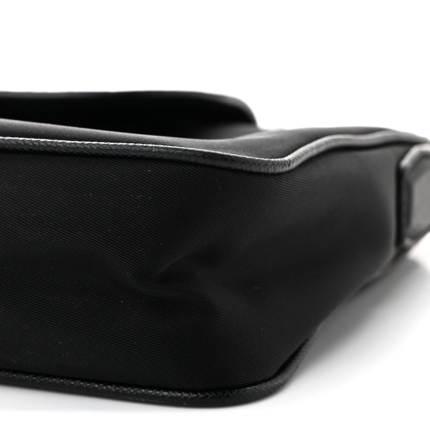 Tessuto Nylon Saffiano Crossbody Bag Black